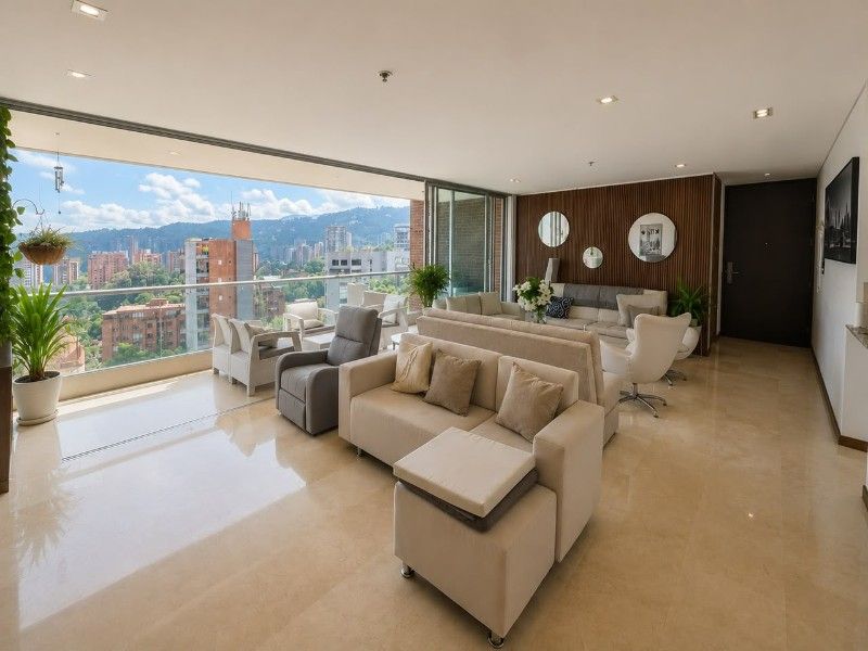 APARTAMENTO AMOBLADO EN ARRIENDO UBICADO EN EL POBLADO SECTOR EL TESORO