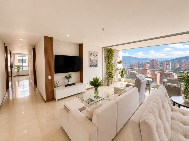 APARTAMENTO AMOBLADO EN ARRIENDO UBICADO EN EL POBLADO SECTOR EL TESORO